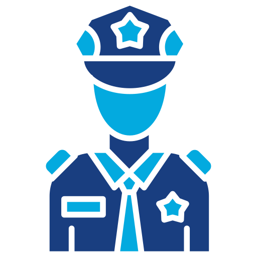 policial Generic Blue Ícone