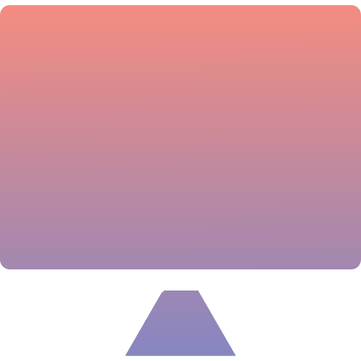 l'ordinateur Generic Flat Gradient Icône