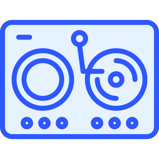 Dj music Generic Blue icon