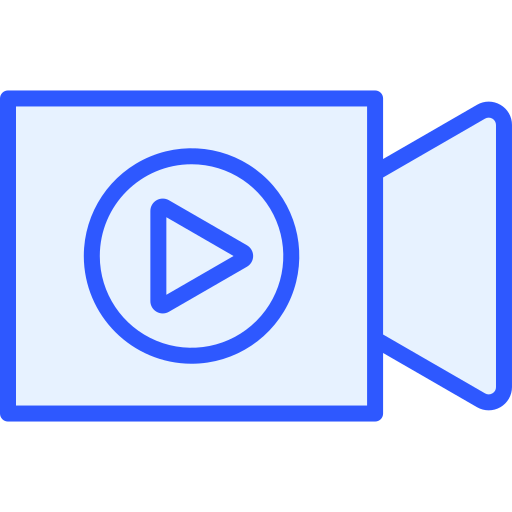 Video Generic Blue icon