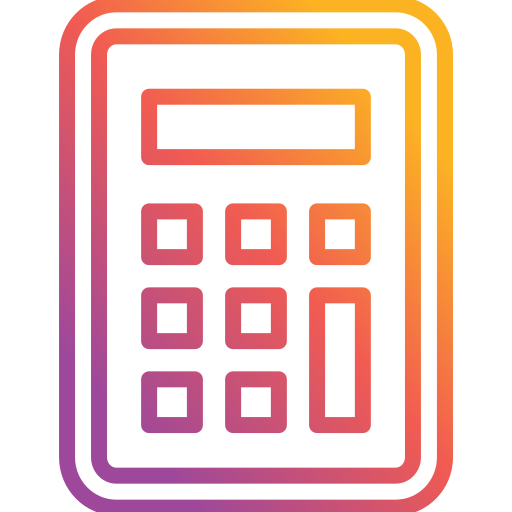 Calculator Generic Gradient icon