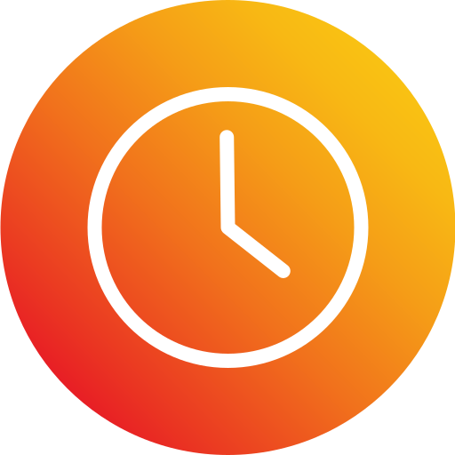 hora Generic Flat Gradient icono