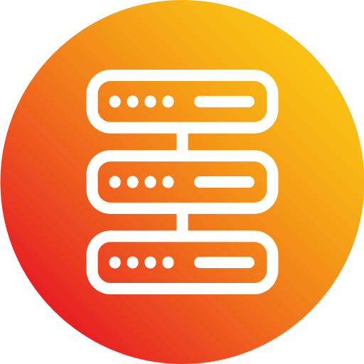 Server Generic Flat Gradient icon