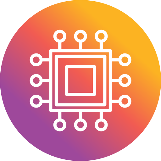zentralprozessor Generic Flat Gradient icon