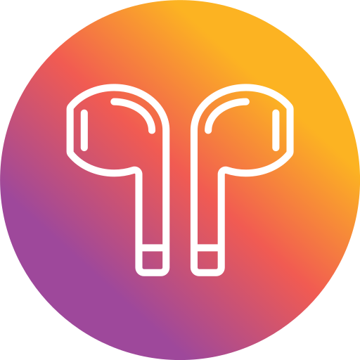 Earbuds Generic Flat Gradient icon