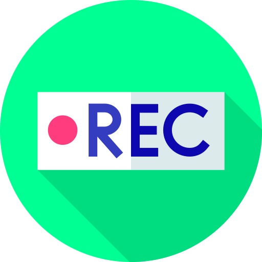 Rec Flat Circular Flat icon