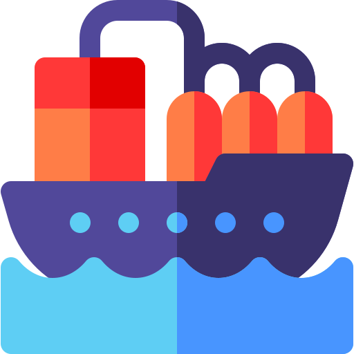 Ship Basic Rounded Flat icon