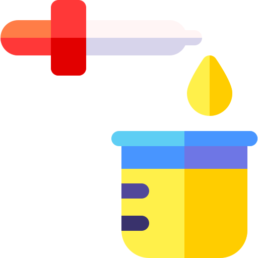 química Basic Rounded Flat icono