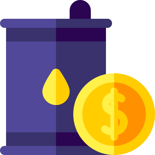 Oil price Basic Rounded Flat icon