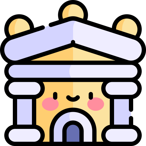 tempel Kawaii Lineal color icon