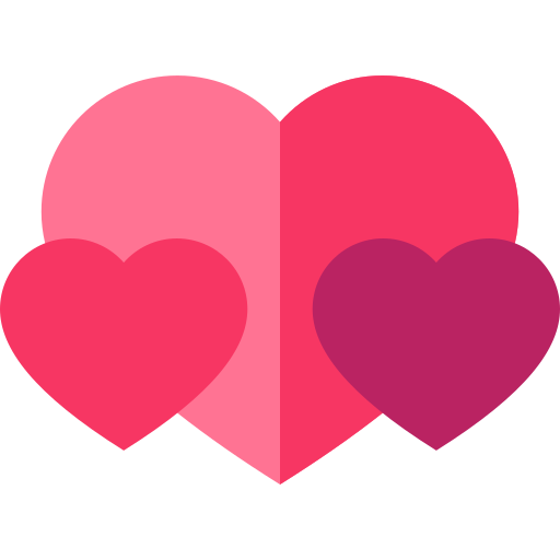 Hearts Basic Straight Flat icon