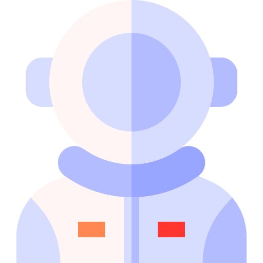 Astronaut Basic Straight Flat icon