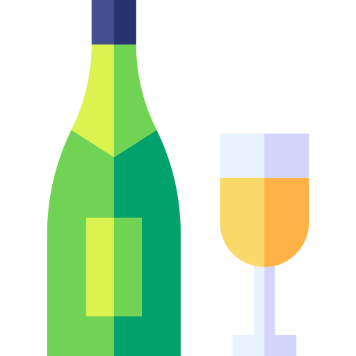 와인 Basic Straight Flat icon