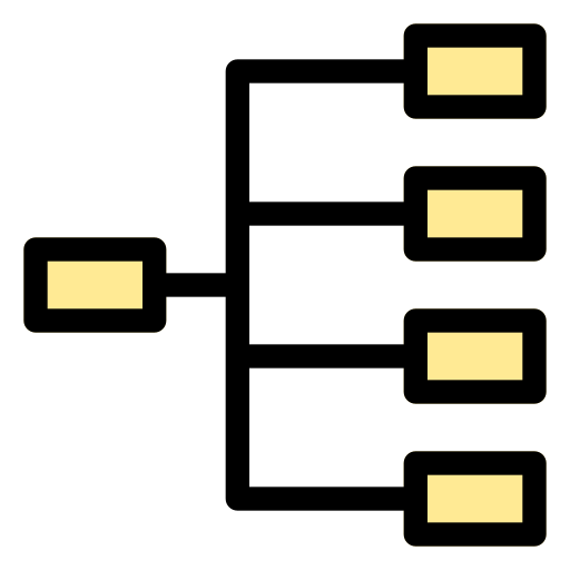 schemat blokowy Generic Outline Color ikona