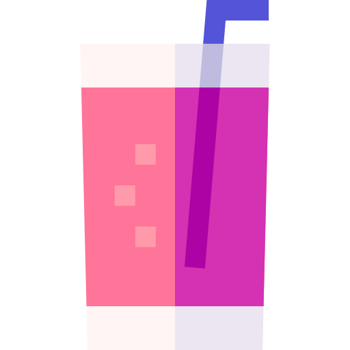 bebida gaseosa Basic Straight Flat icono
