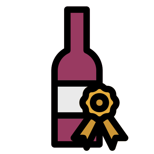 vino Generic Outline Color icono