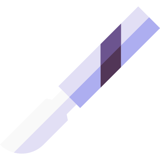 bisturí Basic Straight Flat icono