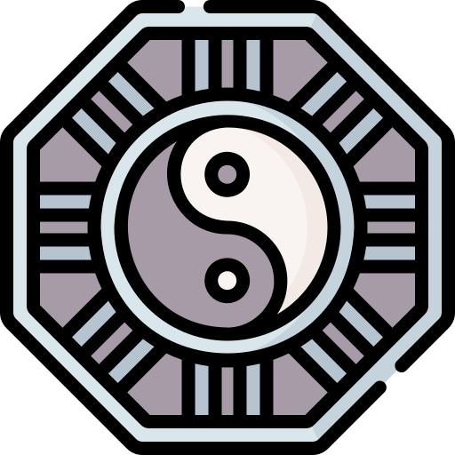 Yin yang Special Lineal color icon