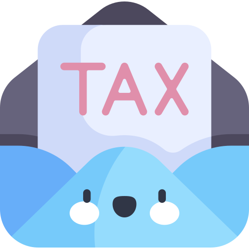 Tax Kawaii Flat icon