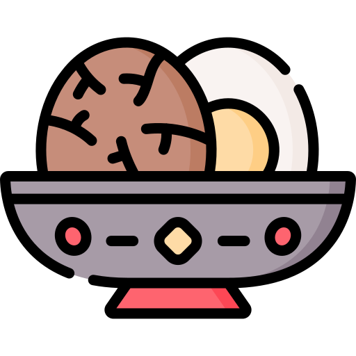 Tea egg Special Lineal color icon