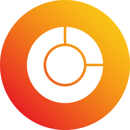 gráfico circular Generic Flat Gradient icono