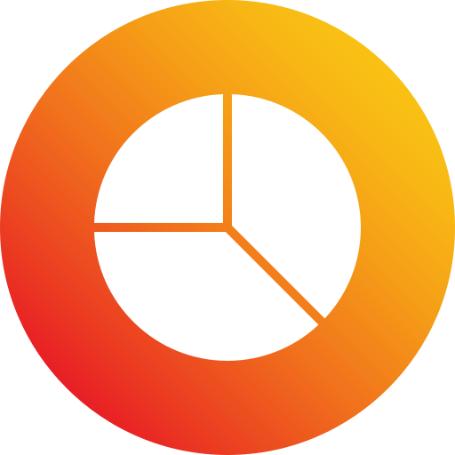 gráfico circular Generic Flat Gradient icono