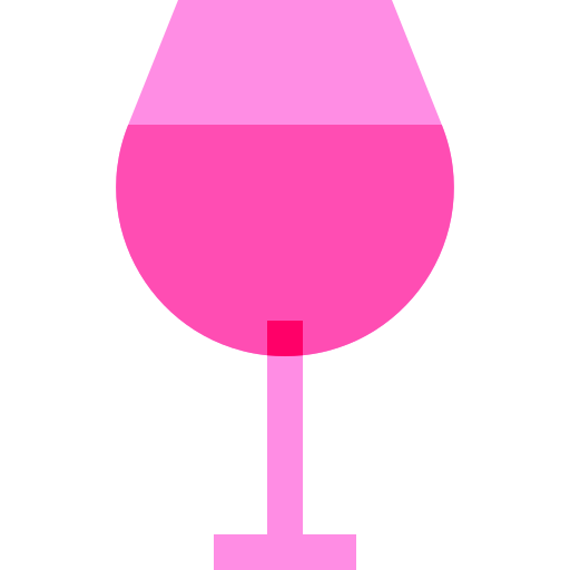 vino tinto Basic Sheer Flat icono