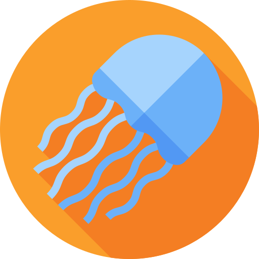 Медуза Flat Circular Flat иконка
