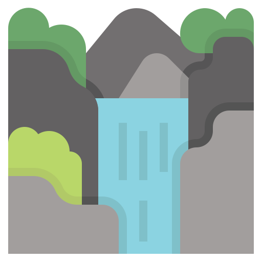 Waterfall Generic Flat icon