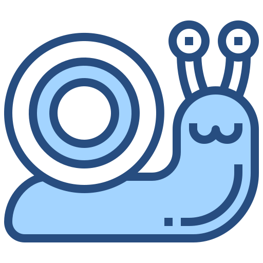 カタツムリ Generic Blue icon