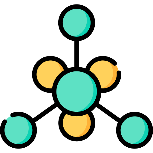 molécula Special Lineal color icono