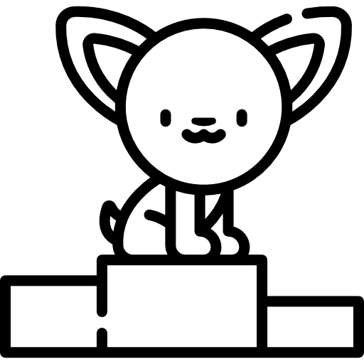 Podium Kawaii Lineal icon