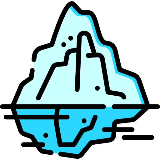 góra lodowa Special Lineal color ikona
