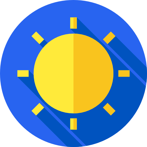 sonnig Flat Circular Flat icon