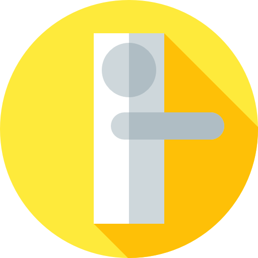 ドアノブ Flat Circular Flat icon