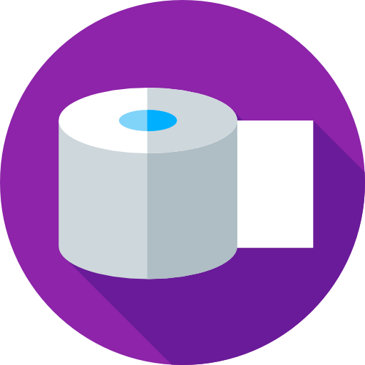 toilettenpapier Flat Circular Flat icon