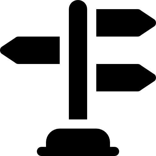 straßenschild Basic Rounded Filled icon
