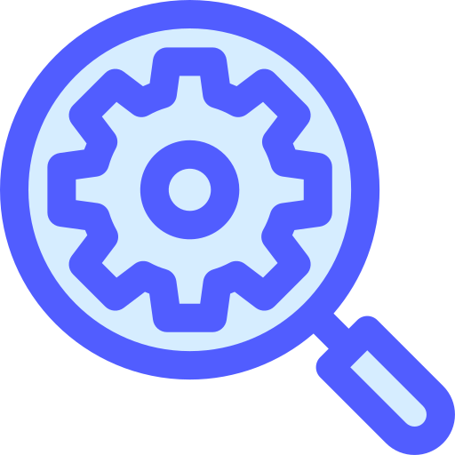 Search Generic Blue icon