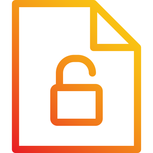 la sicurezza dei dati Generic Gradient icona