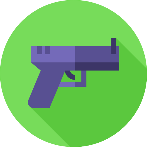銃 Flat Circular Flat icon