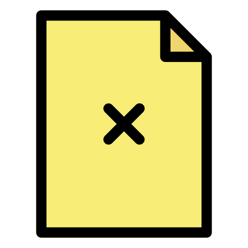 Rejected Generic Outline Color icon