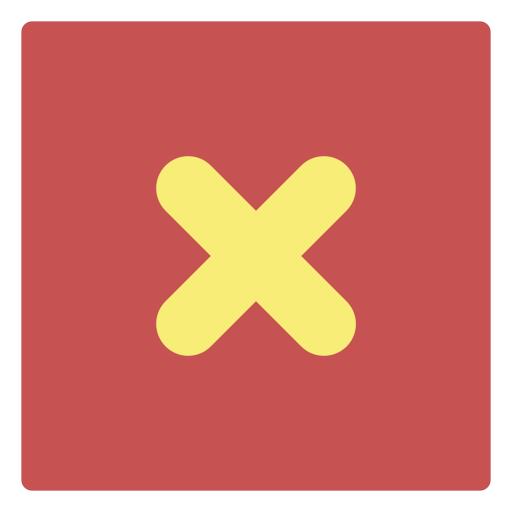 rechazado Generic Outline Color icono