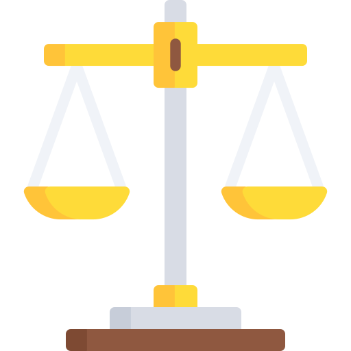 scala della giustizia Special Flat icona