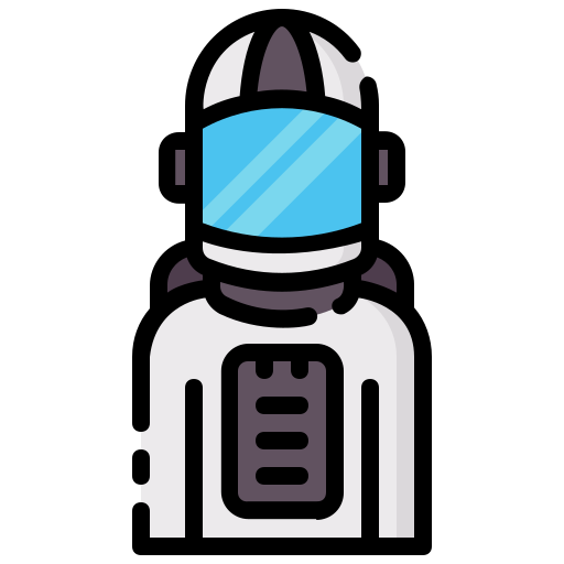 宇宙飛行士 Generic Outline Color icon