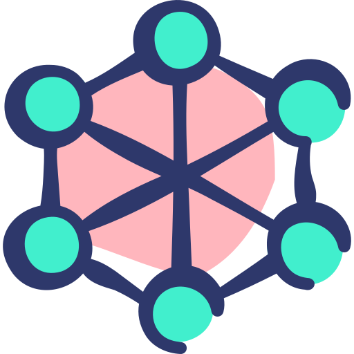 Node Basic Hand Drawn Lineal Color icon