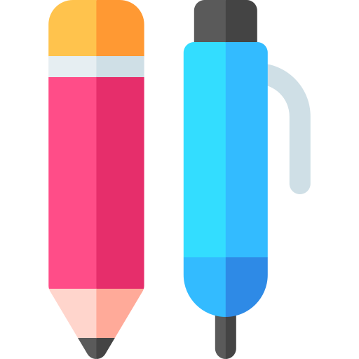 Pencils Basic Rounded Flat icon