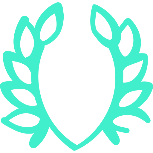corona de laurel Basic Hand Drawn Color icono