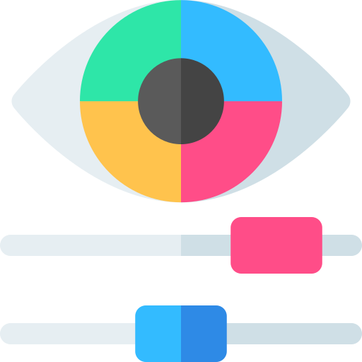 Vision Basic Rounded Flat icon