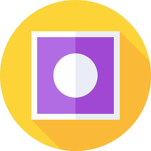 녹화 Flat Circular Flat icon