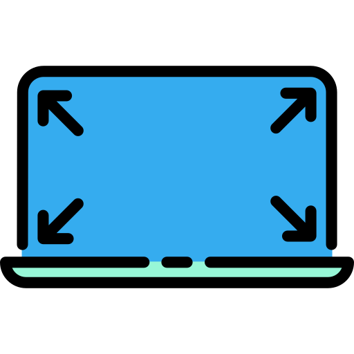 schermo Generic Outline Color icona